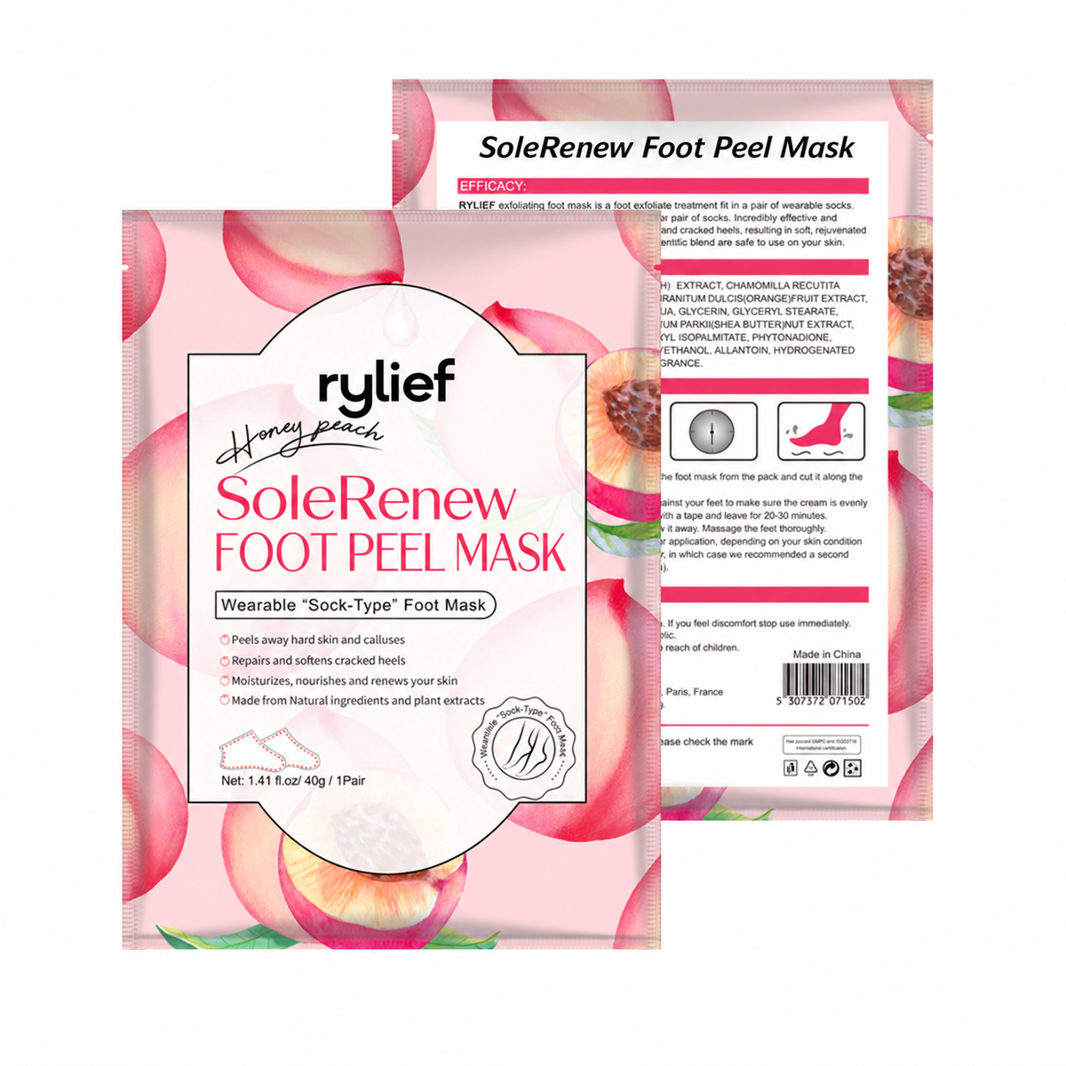 Rylief SoleRenew Foot Peel Mask